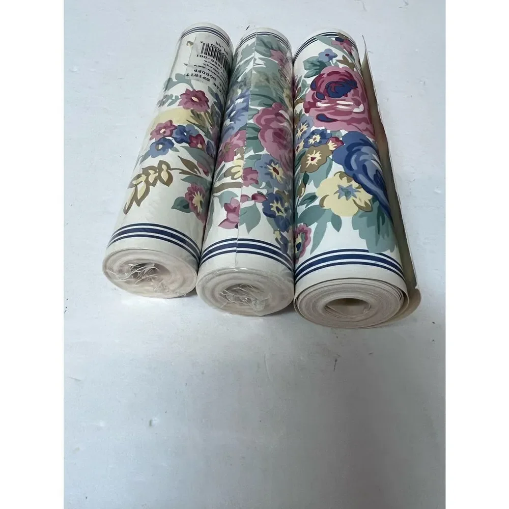 American Spirit Floral wallpaper border 3 Rolls